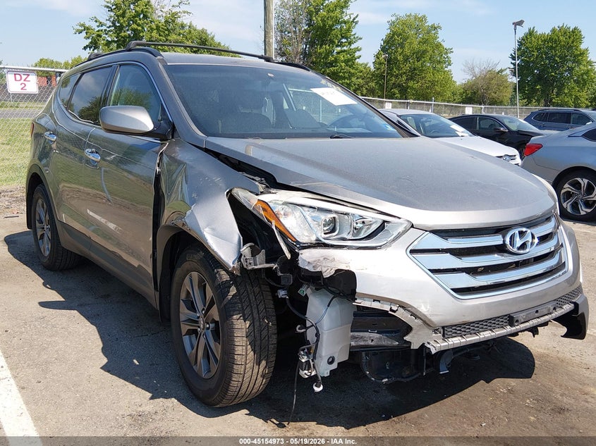 2014 Hyundai Santa fe VIN 5XYZUDLB4EG224065 IAAI salvage auction — RIGHT FRONT, Salvage (New Jersey), sold $25 on 2026-07-31 (photo 1)