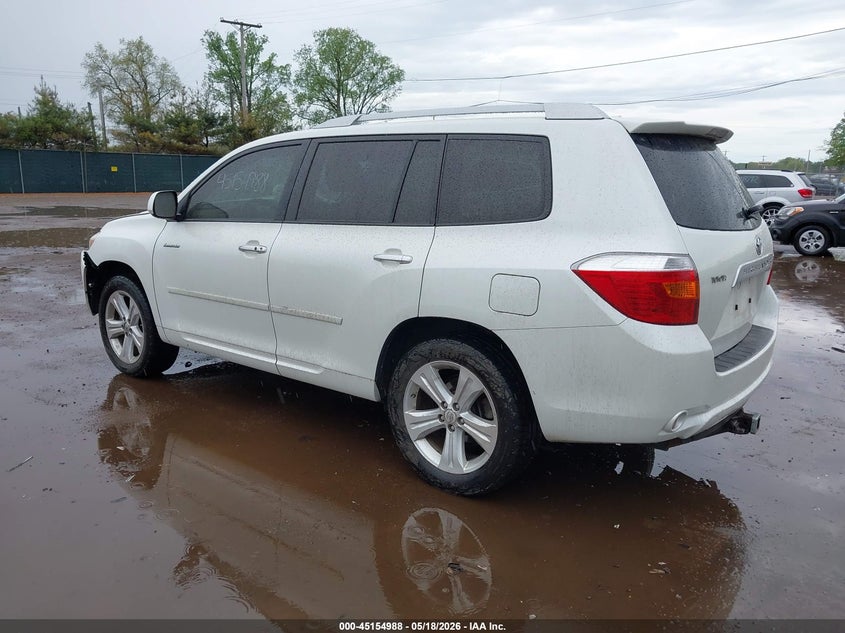 2009 Toyota Highlander VIN JTEDS42A792073629 IAAI salvage auction — FRONT END, Clear (Indiana), sold $1,800 on 2026-07-14 (photo 3)