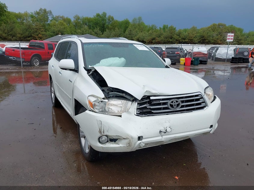 2009 Toyota Highlander VIN JTEDS42A792073629 IAAI salvage auction — FRONT END, Clear (Indiana), sold $1,800 on 2026-07-14 (photo 6)