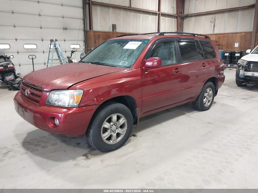 2004 Toyota Highlander VIN JTEEP21A840062977 IAAI salvage auction — ALL OVER, Clear (New York), sold $600 on 2026-07-29 (photo 2)