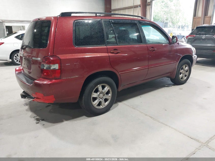 2004 Toyota Highlander VIN JTEEP21A840062977 IAAI salvage auction — ALL OVER, Clear (New York), sold $600 on 2026-07-29 (photo 4)