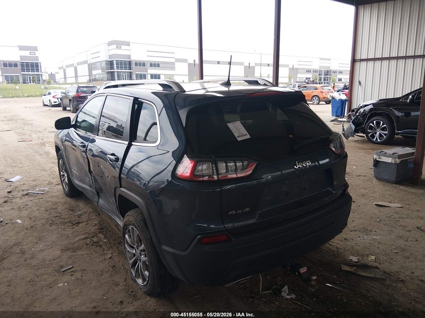 2020 Jeep Cherokee VIN 1C4PJMLX0LD655722 IAAI salvage auction — SIDE, Original (Texas), sold $4,675 on 2026-07-18 (photo 3)