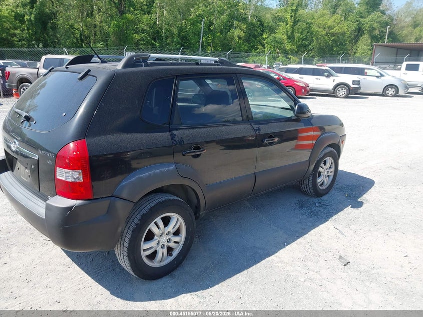 2006 Hyundai Tucson VIN KM8JN72D96U368401 IAAI salvage auction — NORMAL WEAR, Clear (Virginia), sold $350 on 2026-07-14 (photo 4)