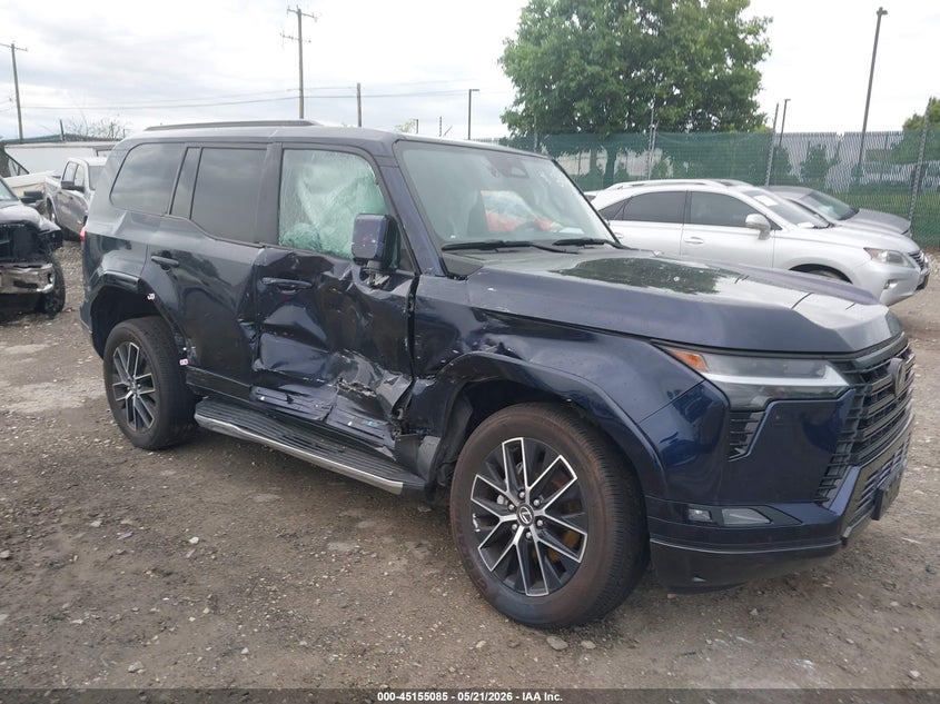 2025 Lexus Gx VIN JTJTBCDX6S5063557 IAAI salvage auction — RIGHT SIDE, Salvage Title, sold $44,500 on 2026-08-10 (photo 1)