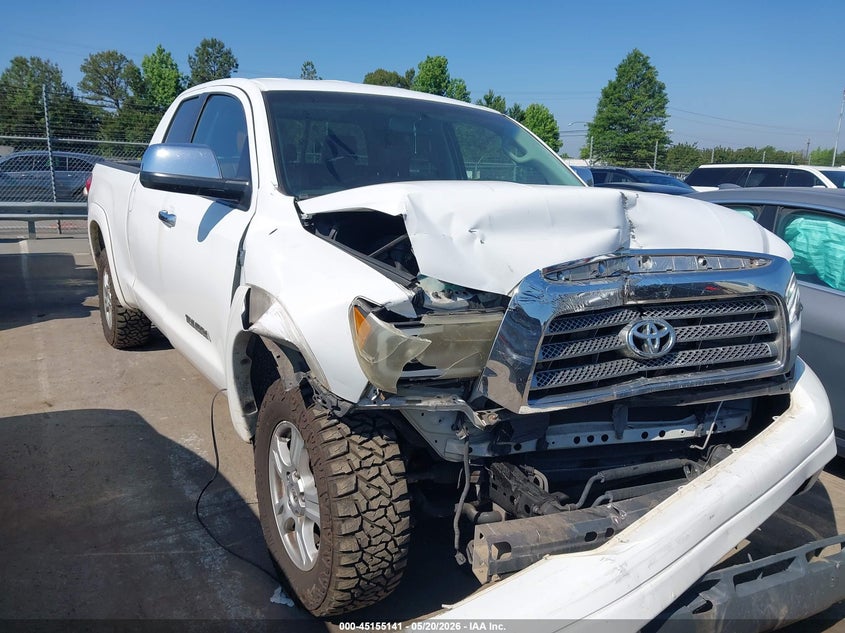 2007 Toyota Tundra VIN 5TFRT58167X012034 IAAI salvage auction — FRONT END, Salvage (North Carolina), sold $2,000 on 2026-07-08 (photo 1)