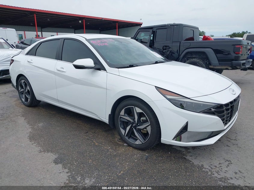 2022 Hyundai Elantra VIN KMHLN4AJ3NU030599 IAAI salvage auction — REAR END, Salvage Title, sold $9,300 on 2026-07-26 (photo 1)