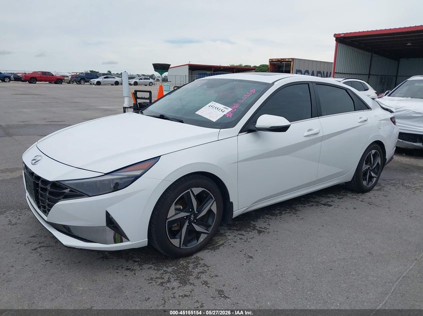2022 Hyundai Elantra VIN KMHLN4AJ3NU030599 IAAI salvage auction — REAR END, Salvage Title, sold $9,300 on 2026-07-26 (photo 2)