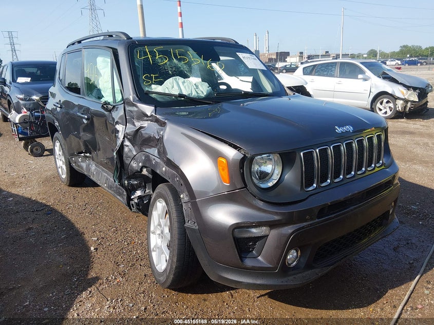 2019 Jeep Renegade VIN ZACNJBB13KPJ94389 IAAI salvage auction — RIGHT SIDE, Salvage (Indiana), sold $3,050 on 2026-07-08 (photo 1)