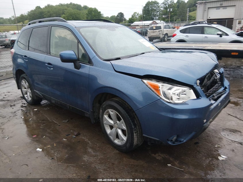 2016 Subaru Forester VIN JF2SJAFC7GH528953 IAAI salvage auction — FRONT END, Salvage (West Virginia), sold $1,600 on 2026-07-11 (photo 1)