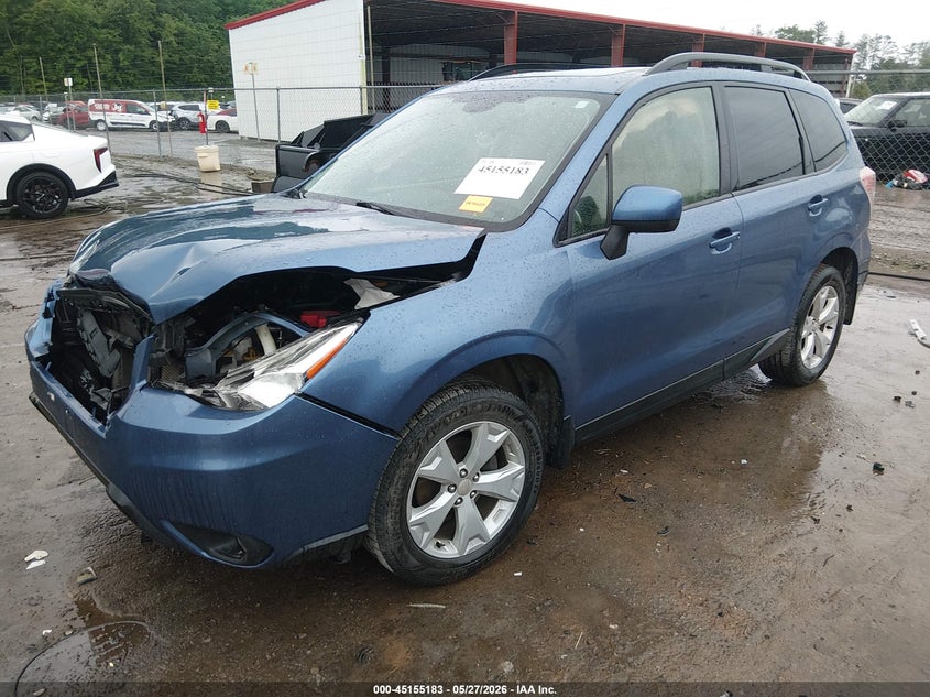 2016 Subaru Forester VIN JF2SJAFC7GH528953 IAAI salvage auction — FRONT END, Salvage (West Virginia), sold $1,600 on 2026-07-11 (photo 2)