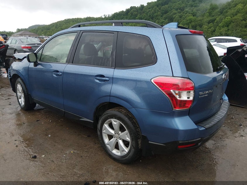 2016 Subaru Forester VIN JF2SJAFC7GH528953 IAAI salvage auction — FRONT END, Salvage (West Virginia), sold $1,600 on 2026-07-11 (photo 3)