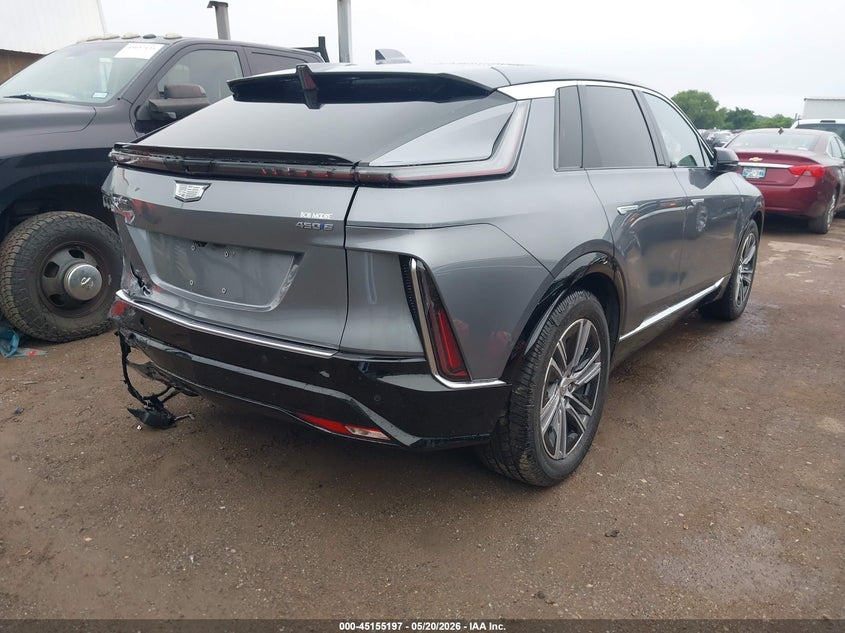 2023 Cadillac Lyriq VIN 1GYKPMRK1PZ002551 IAAI salvage auction — REAR END, Clear (Oklahoma), sold $14,400 on 2026-07-29 (photo 4)