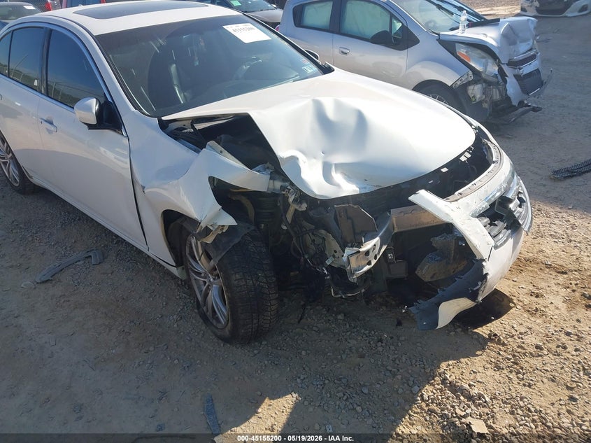 2012 Infiniti G VIN JN1CV6AR6CM974824 IAAI salvage auction — FRONT END, Salvage (North Carolina), sold $475 on 2026-07-20 (photo 6)