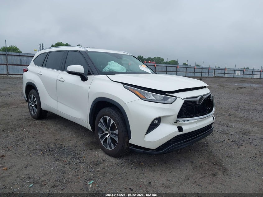 2020 Toyota Highlander VIN 5TDHZRAH8LS513421 IAAI salvage auction — FRONT END, Salvage (Arkansas), sold $10,750 on 2026-07-22 (photo 1)