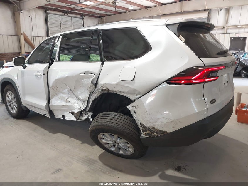2026 Toyota Highlander VIN 5TDAAAA58TS039440 IAAI salvage auction — FRONT END, Salvage (North Carolina), sold $17,350 on 2026-07-09 (photo 6)