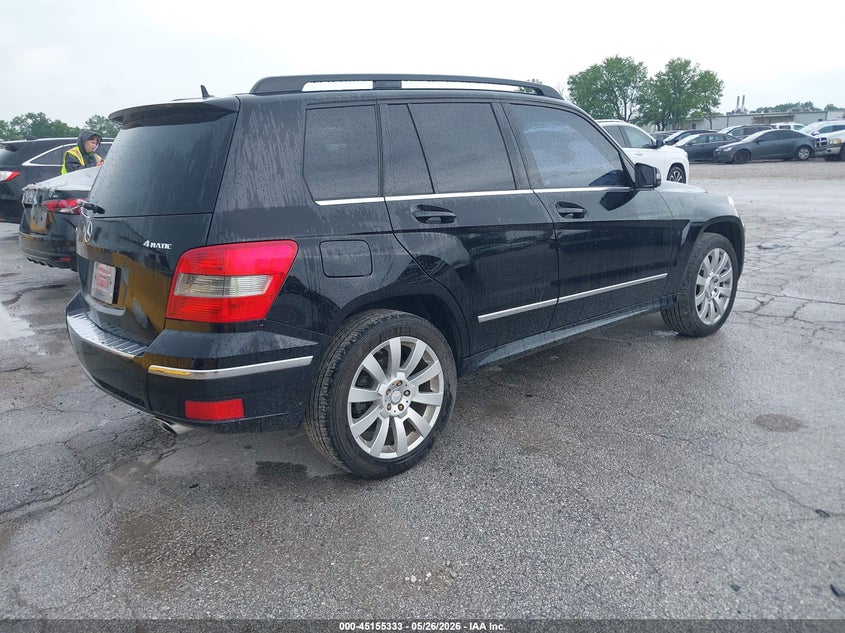 2012 Mercedes-benz Glk-klasse VIN WDCGG8HB6CF927904 IAAI salvage auction — HAIL, Clear (Missouri), sold $2,550 on 2026-08-10 (photo 4)