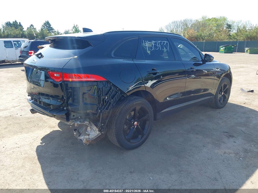 2020 Jaguar F-pace VIN SADCJ2GXXLA627834 IAAI salvage auction — REAR END, Salvage (Indiana), sold $7,050 on 2026-07-14 (photo 4)