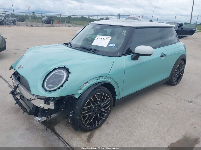 2025 Mini Hard top VIN WMW23GD00S2W27031 IAAI salvage auction — FRONT END, Original (Texas), sold $12,350 on 2026-07-31 (photo 2)