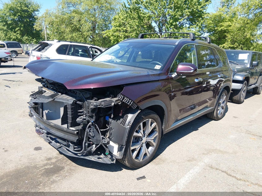 2022 Hyundai Palisade VIN KM8R4DHE8NU459209 IAAI salvage auction — FRONT END, Salvage (New Jersey), sold $6,300 on 2026-07-27 (photo 2)