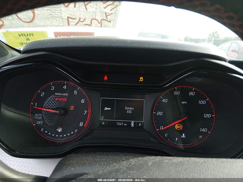 2025 Chevrolet Trax VIN KL77LGEP9SC081017 IAAI salvage auction — HAIL, Salvage (Kansas), sold $10,125 on 2026-07-31 (photo 7)