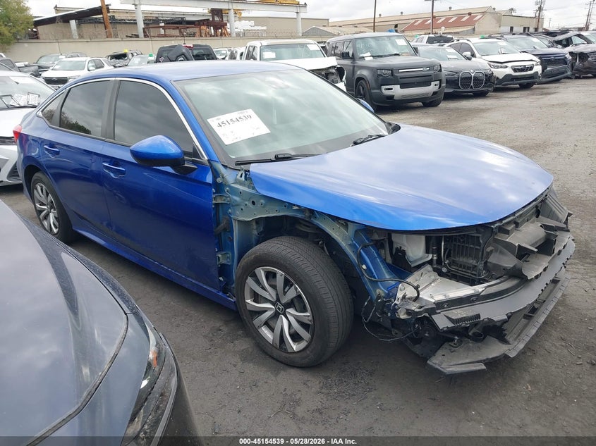 2023 Honda Civic VIN 2HGFE2F20PH560141 IAAI salvage auction — RIGHT FRONT, Wait Title, sold $8,600 on 2026-08-22 (photo 1)