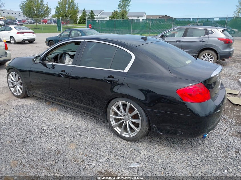 2009 Infiniti G37 VIN JNKCV61FX9M365293 IAAI salvage auction — FRONT END, Mv-907A (New York), sold $600 on 2026-07-14 (photo 3)