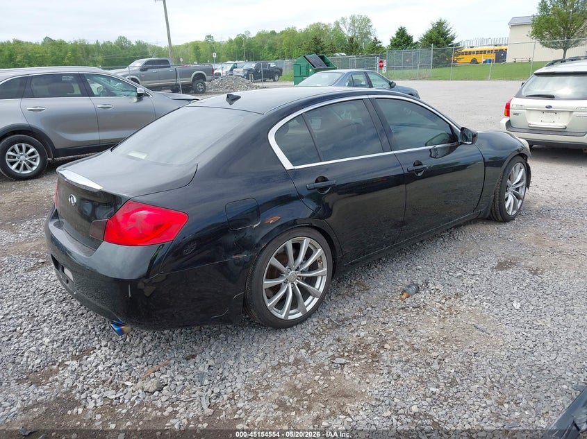 2009 Infiniti G37 VIN JNKCV61FX9M365293 IAAI salvage auction — FRONT END, Mv-907A (New York), sold $600 on 2026-07-14 (photo 4)