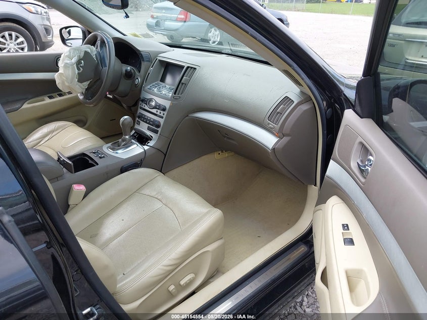 2009 Infiniti G37 VIN JNKCV61FX9M365293 IAAI salvage auction — FRONT END, Mv-907A (New York), sold $600 on 2026-07-14 (photo 5)