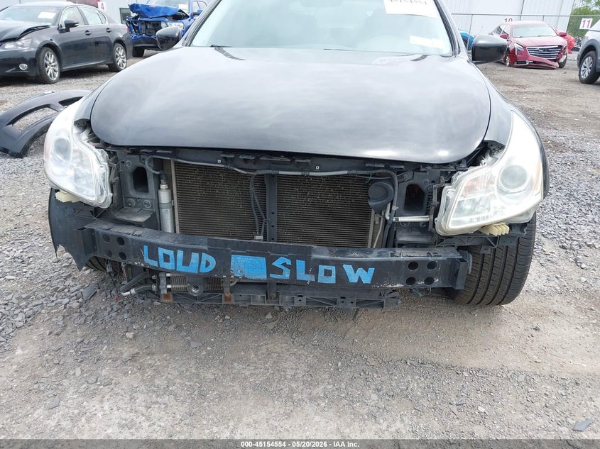 2009 Infiniti G37 VIN JNKCV61FX9M365293 IAAI salvage auction — FRONT END, Mv-907A (New York), sold $600 on 2026-07-14 (photo 6)