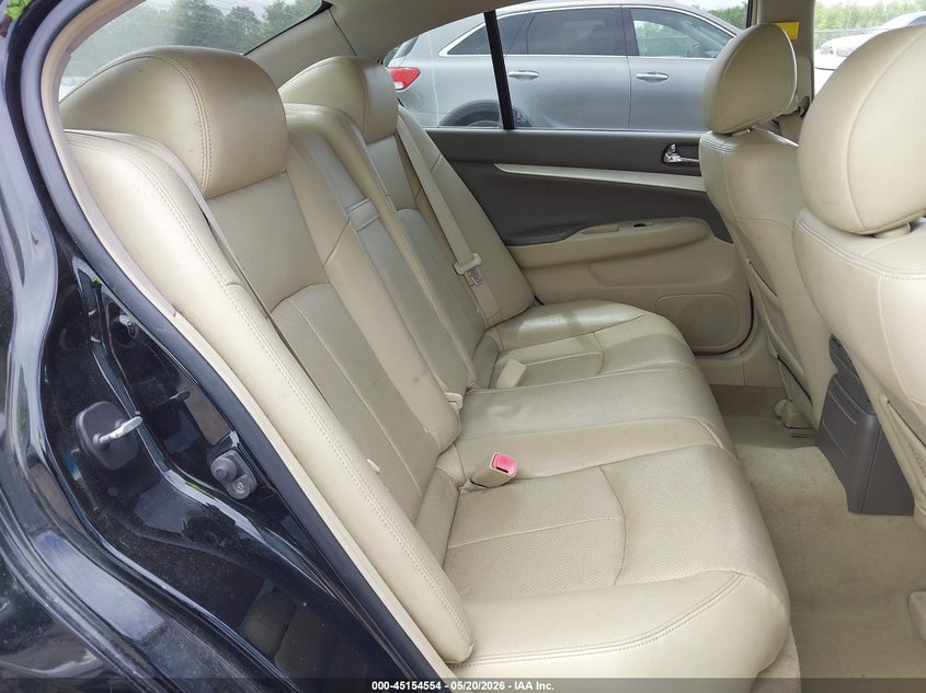 2009 Infiniti G37 VIN JNKCV61FX9M365293 IAAI salvage auction — FRONT END, Mv-907A (New York), sold $600 on 2026-07-14 (photo 8)