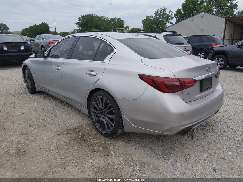 2018 Infiniti Q50 VIN JN1FV7AR4JM480297 IAAI salvage auction — FRONT END, Salvage (Ohio), sold $5,050 on 2026-07-15 (photo 3)