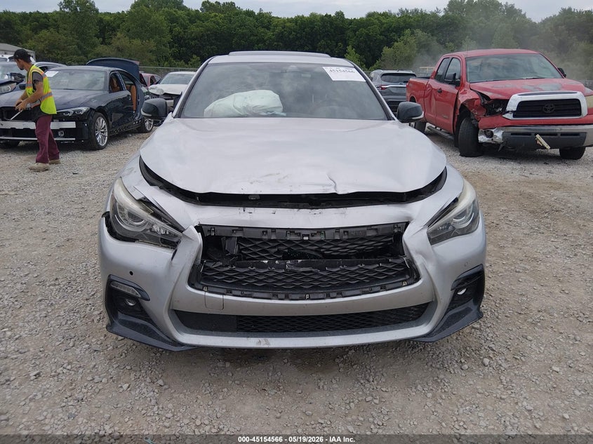 2018 Infiniti Q50 VIN JN1FV7AR4JM480297 IAAI salvage auction — FRONT END, Salvage (Ohio), sold $5,050 on 2026-07-15 (photo 6)
