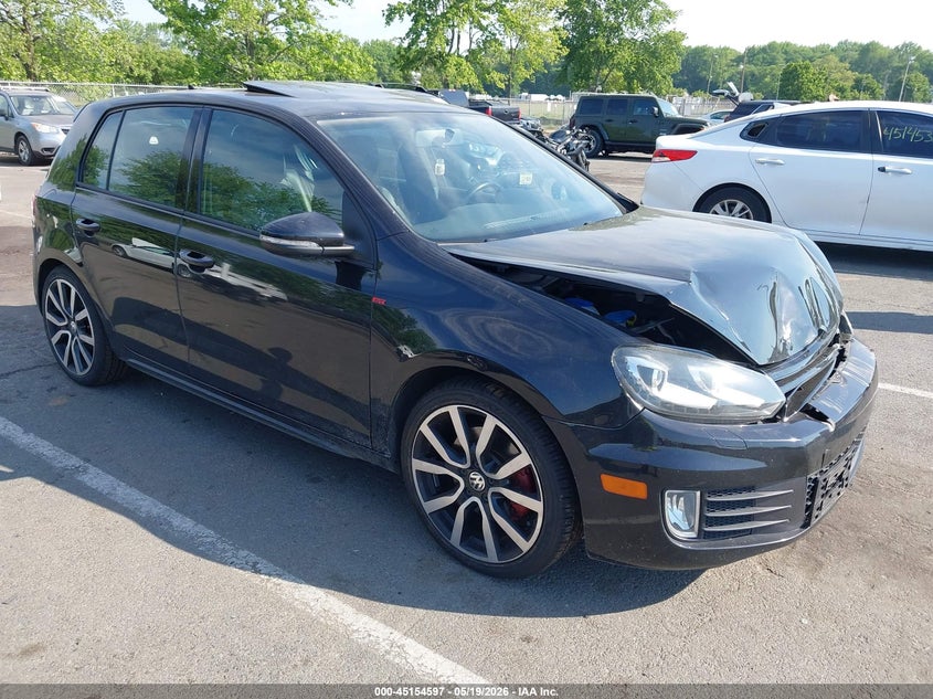 2014 Volkswagen Gti VIN WVWHD7AJXEW008585 IAAI salvage auction — FRONT END, Salvage (New Jersey), sold $2,475 on 2026-08-10 (photo 1)