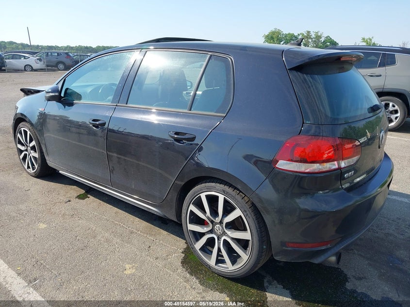 2014 Volkswagen Gti VIN WVWHD7AJXEW008585 IAAI salvage auction — FRONT END, Salvage (New Jersey), sold $2,475 on 2026-08-10 (photo 3)