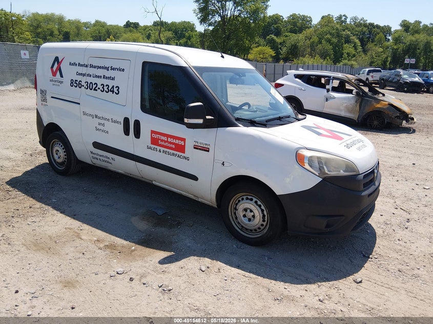 2017 Ram Promaster city VIN ZFBERFABXH6E34648 IAAI salvage auction — NORMAL WEAR, Salvage (Texas), sold $1,075 on 2026-07-28 (photo 1)