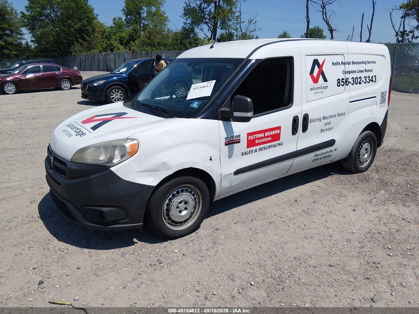 2017 Ram Promaster city VIN ZFBERFABXH6E34648 IAAI salvage auction — NORMAL WEAR, Salvage (Texas), sold $1,075 on 2026-07-28 (photo 2)