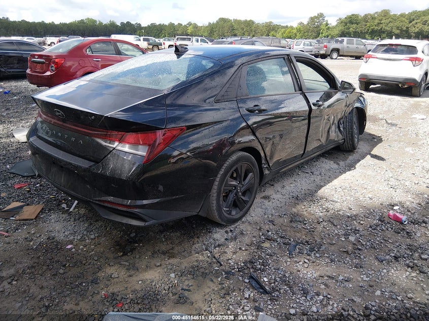 2023 Hyundai Elantra VIN 5NPLM4AG7PH100386 IAAI salvage auction — LEFT SIDE, Salvage (Utah), sold $3,750 on 2026-07-21 (photo 4)