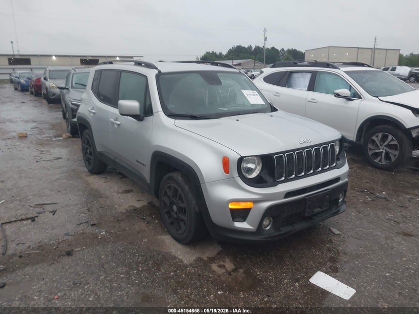 2020 Jeep Renegade VIN ZACNJABB9LPL05628 IAAI salvage auction — FRONT END, Salvage (Texas), sold $825 on 2026-07-22 (photo 1)