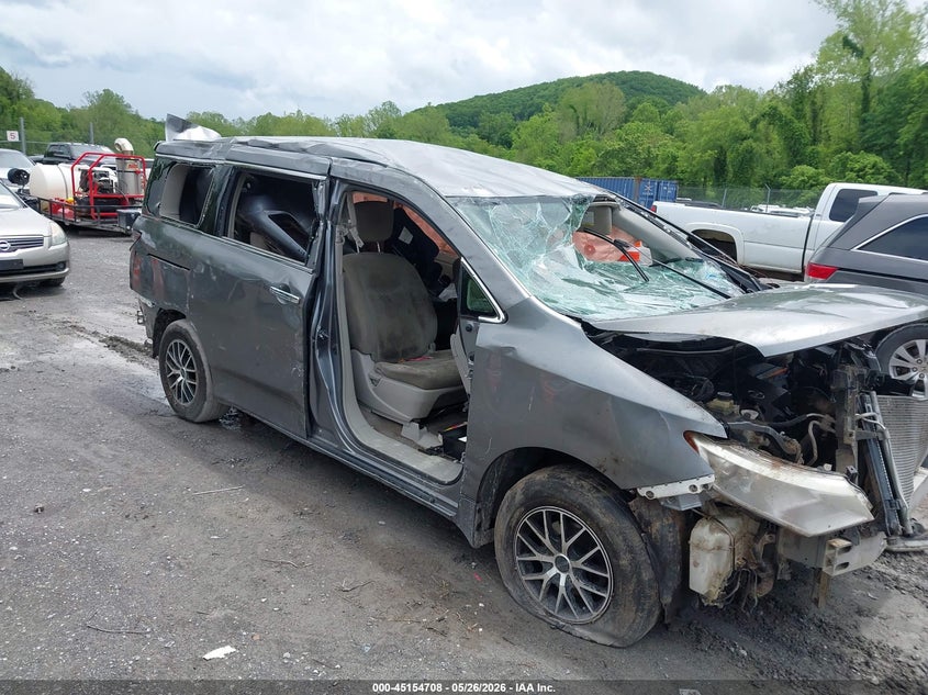 2015 Nissan Quest VIN JN8AE2KP7F9122231 IAAI salvage auction — ROLLOVER, Clear (Virginia), sold $25 on 2026-07-28 (photo 1)