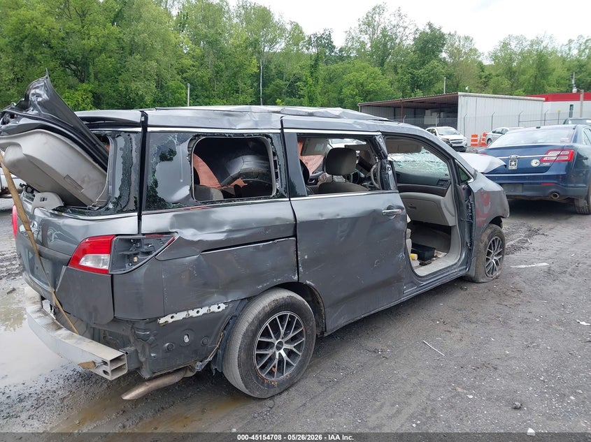 2015 Nissan Quest VIN JN8AE2KP7F9122231 IAAI salvage auction — ROLLOVER, Clear (Virginia), sold $25 on 2026-07-28 (photo 4)