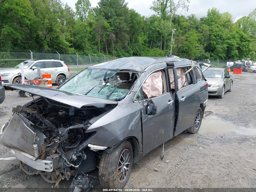 2015 Nissan Quest VIN JN8AE2KP7F9122231 IAAI salvage auction — ROLLOVER, Clear (Virginia), sold $25 on 2026-07-28 (photo 6)