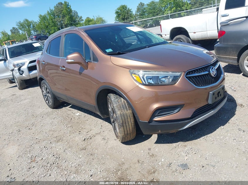 2017 Buick Encore VIN KL4CJESB3HB021294 IAAI salvage auction — LEFT SIDE, Salvage (Massachusetts), sold $1,125 on 2026-07-31 (photo 1)