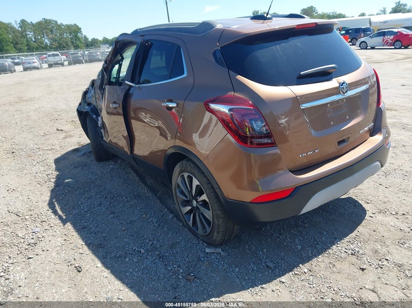 2017 Buick Encore VIN KL4CJESB3HB021294 IAAI salvage auction — LEFT SIDE, Salvage (Massachusetts), sold $1,125 on 2026-07-31 (photo 3)