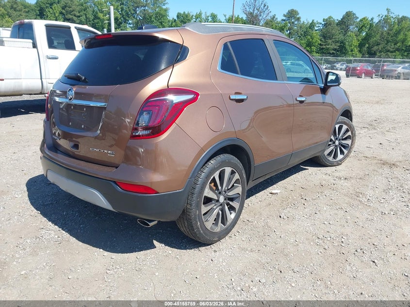 2017 Buick Encore VIN KL4CJESB3HB021294 IAAI salvage auction — LEFT SIDE, Salvage (Massachusetts), sold $1,125 on 2026-07-31 (photo 4)
