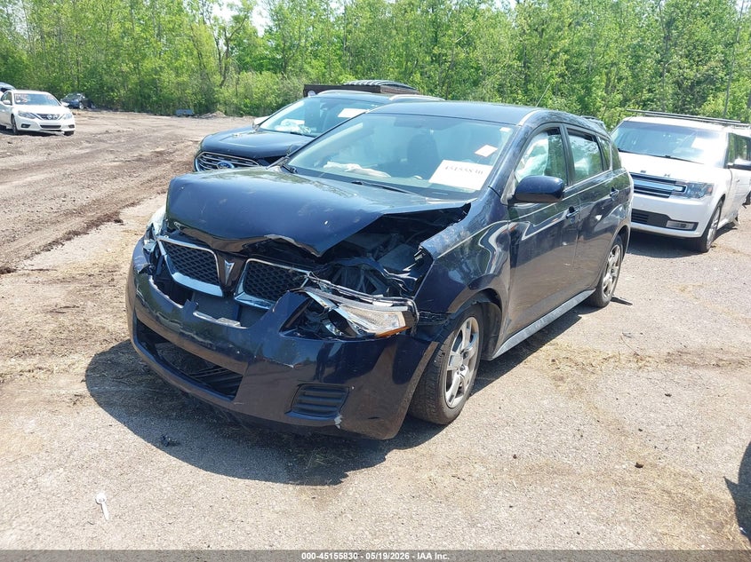 2009 Pontiac Vibe VIN 5Y2SP67019Z411428 IAAI salvage auction — FRONT END, Salvage (Ohio), sold $550 on 2026-07-07 (photo 2)