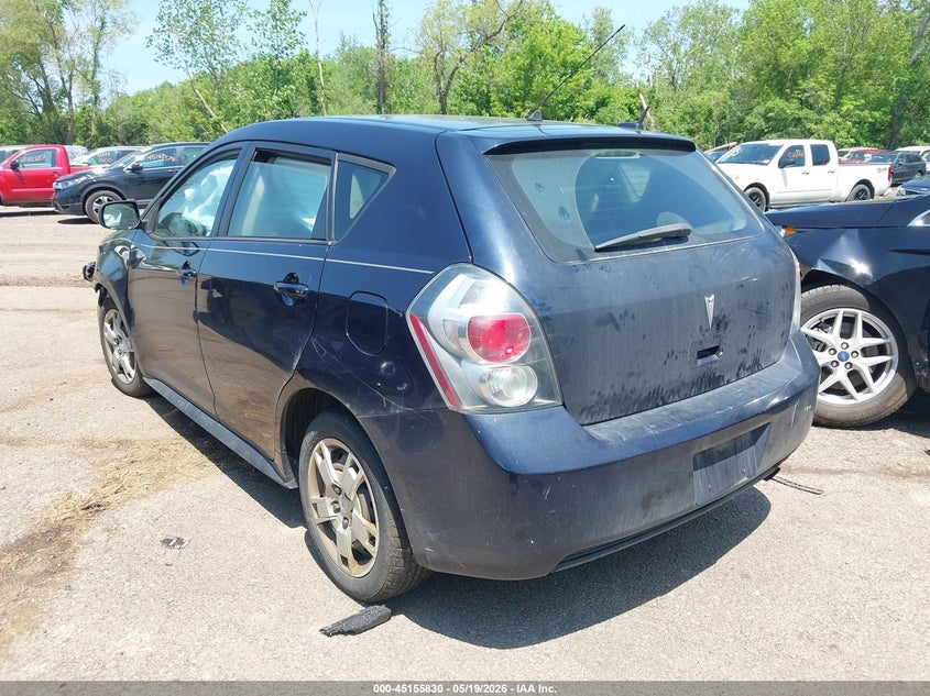 2009 Pontiac Vibe VIN 5Y2SP67019Z411428 IAAI salvage auction — FRONT END, Salvage (Ohio), sold $550 on 2026-07-07 (photo 3)