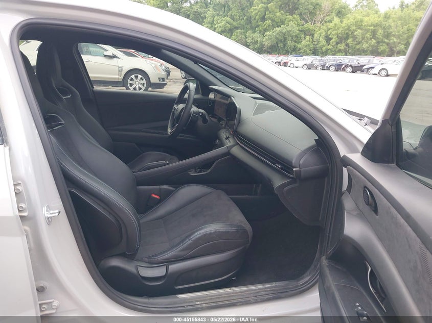2025 Hyundai Elantra n VIN KMHLW4DK8SU027954 IAAI salvage auction — FRONT END, Clear (Kansas), sold $9,200 on 2026-08-23 (photo 5)