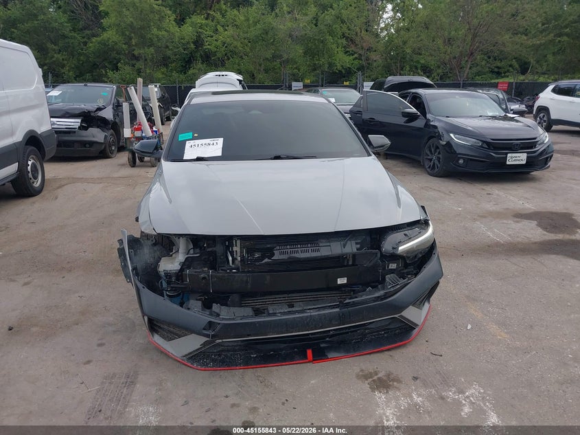 2025 Hyundai Elantra n VIN KMHLW4DK8SU027954 IAAI salvage auction — FRONT END, Clear (Kansas), sold $9,200 on 2026-08-23 (photo 6)