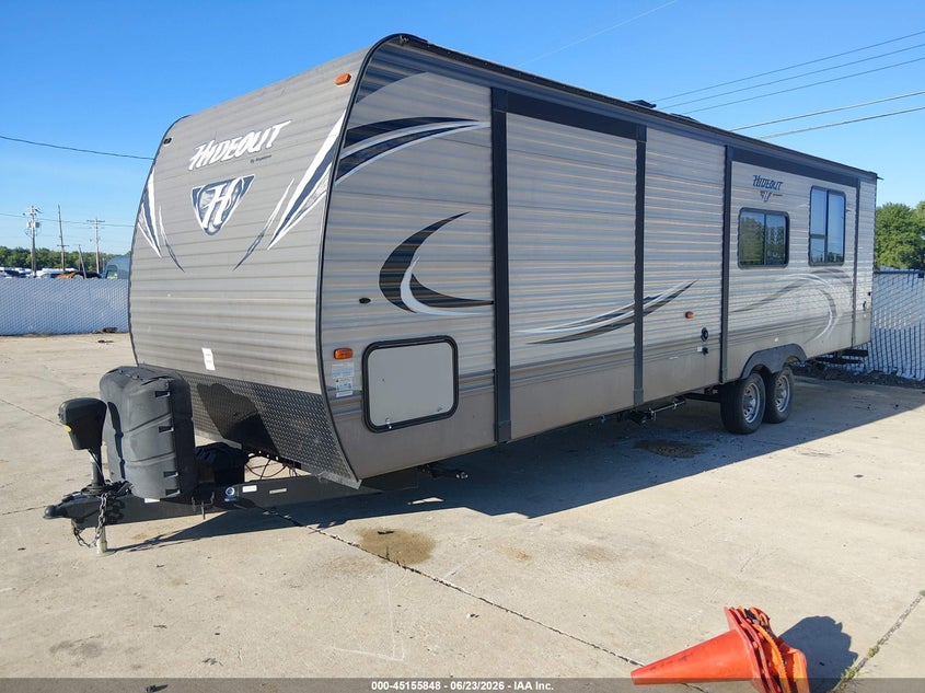 2018 Keystone rv Hideout VIN 4YDT30R29H7202506 IAAI salvage auction — UNKNOWN, Wait Title, sold $3,550 on 2026-09-29 (photo 2)