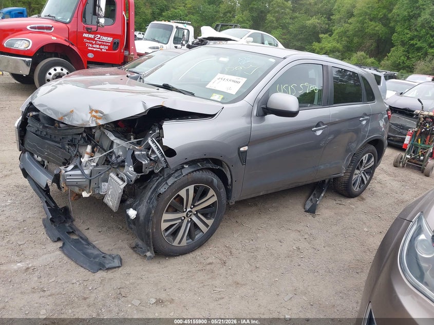 2020 Mitsubishi Outlander VIN JA4AR3AU2LU004426 IAAI salvage auction — FRONT END, Salvage (Texas), sold $3,150 on 2026-07-14 (photo 2)
